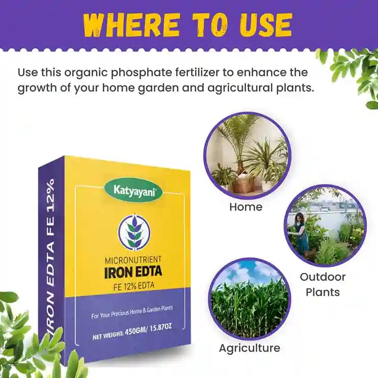 Katyayani Micronutrient Iron EDTA Fe 12% EDTA Fertilizer For Plant And Overall Development. - Image 6