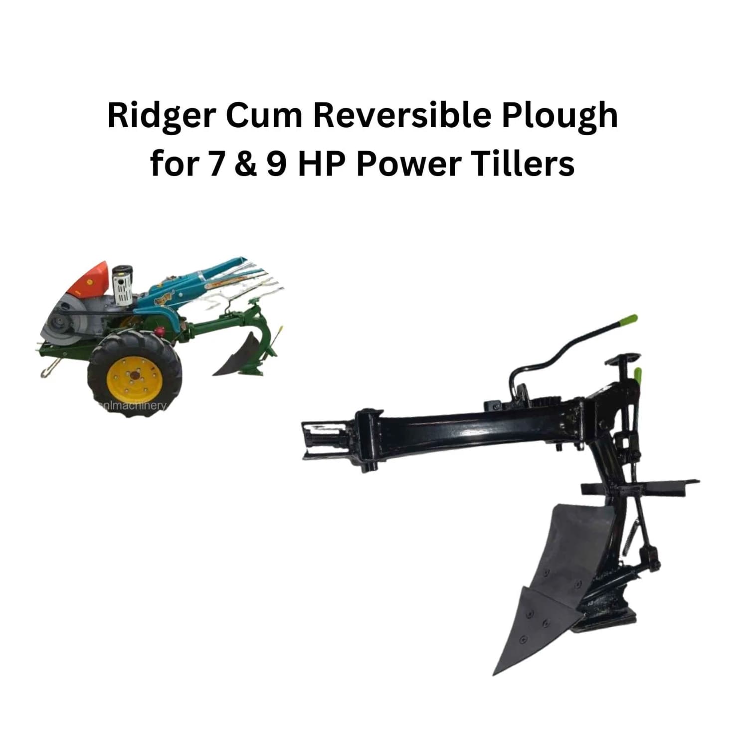Farmq FQ-TA-RCR Ridger Cum Reversible Plough, Tiller Attachment, 200mm Plowing Width, Lightweight - Image 2