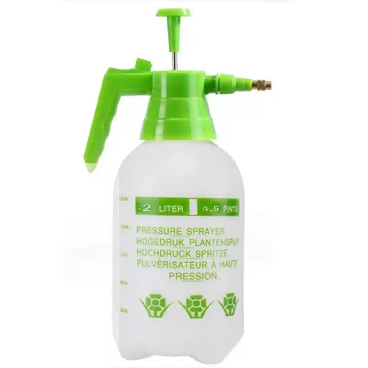FarmEarth 2 Liter Garden Pressure Sprayer, Manually Operated For Sanitizing And Gardening Operations, Green Color
