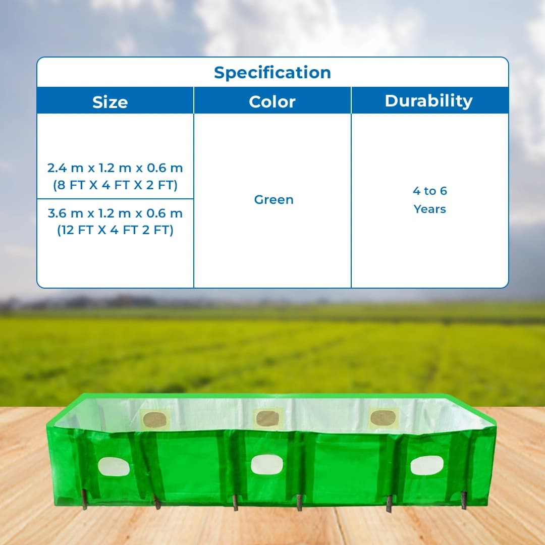 Green Raksha HDPE UV Treated ISO Vermi Compost Bed , UV Coated With Long Life, Made Up Of 5 Layers - Image 5