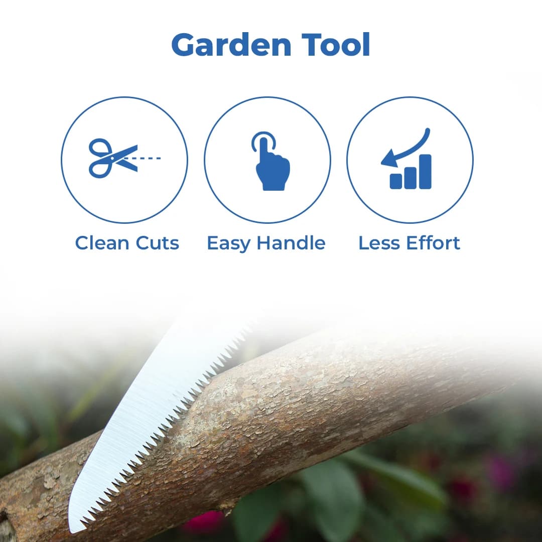 Pad Corp Sunaya Pruning Saw Hand Powered High Quality Heavy Duty Carbon Blade With Safety Black Cover Branch Remove tool - Image 3