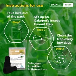 Gaiagen Pheromone Lure For American Bollworm (Helicoverpa Armigera) And Insect Funnel Traps, IMO Certified 5