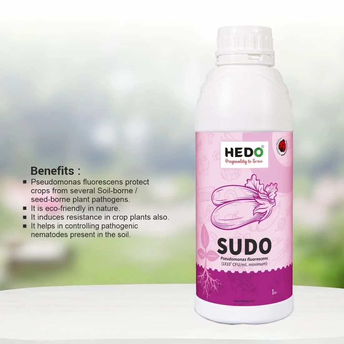 HEDO Sudo (Pseudomonas Fluorescence) Liquid Bio Fungicide, Effective Against A Wide Range Of Soil, Seed, And Air Borne Plant Diseases - Image 7