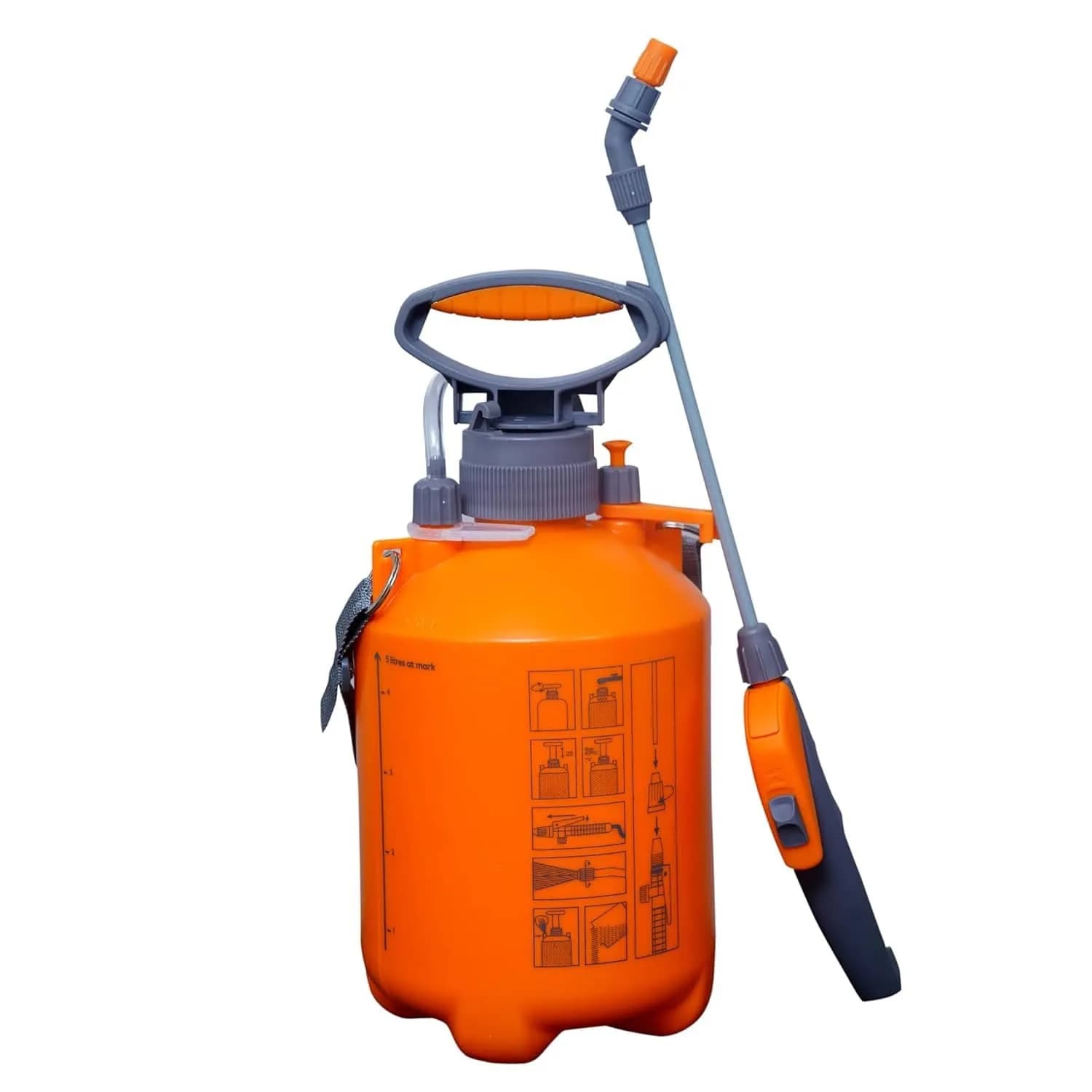 Pad Corp PCM-5 High Pressure 5 L Sprayer, Perfect for Plants, Gardening, Cleaning, and Sanitizing, Light and Versatile - Image 9