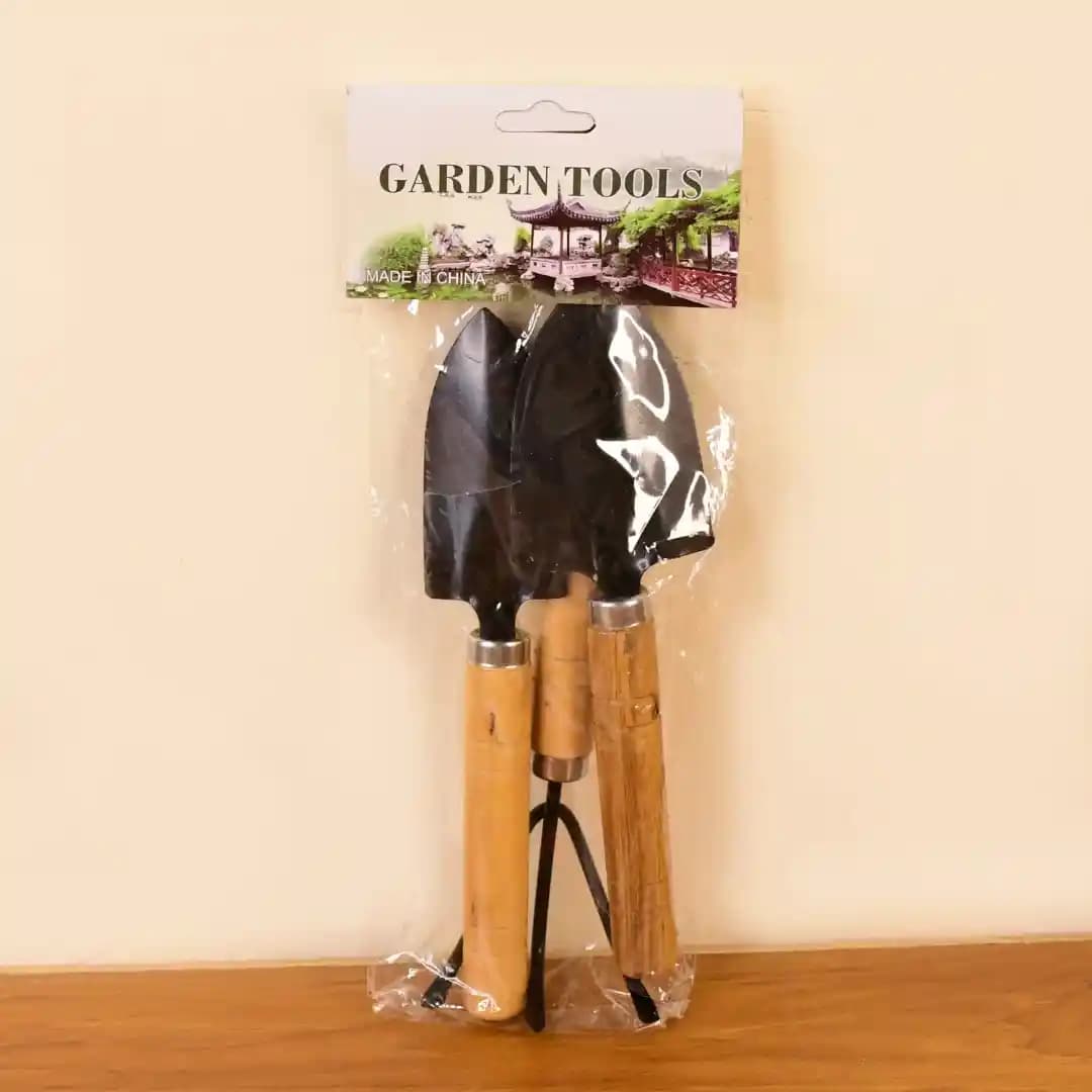 Garden Tool Kit With Wooden Handles For Planting, Potting, Ideal For Home And Farms - Image 7