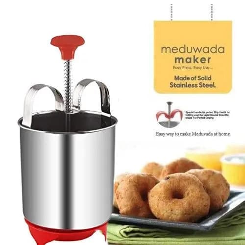 Stainless Steel Medu Vada And Donut Maker, Easy To Use, Making Your Cooking Quicker - Image 2
