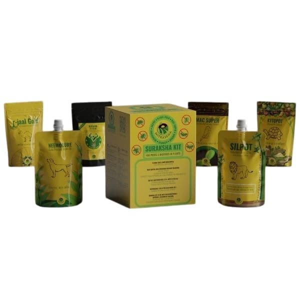 Biowall Suraksha Kit, (R-Jaal Gold + MAC Super + Silpot + Neemocure + Kytopot + Nirman) Effective For Plant Health, Soil Immunity & Pest Protection - Image 5