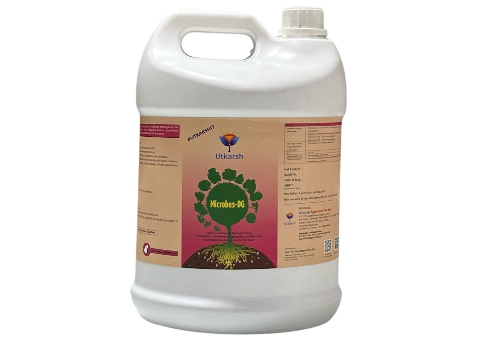 Utkarsh Microbes-DG, Liquid Consortium of Different Microorganisms For Soil and Plant Health, Bio Fertilizer - Image 5