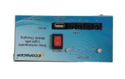 Ecopacer 23 - Solar Home Light Systems With 3w LED Bulb 2 Qty, Having Backup More Than 4 Hrs And One USB Charging Point. 4