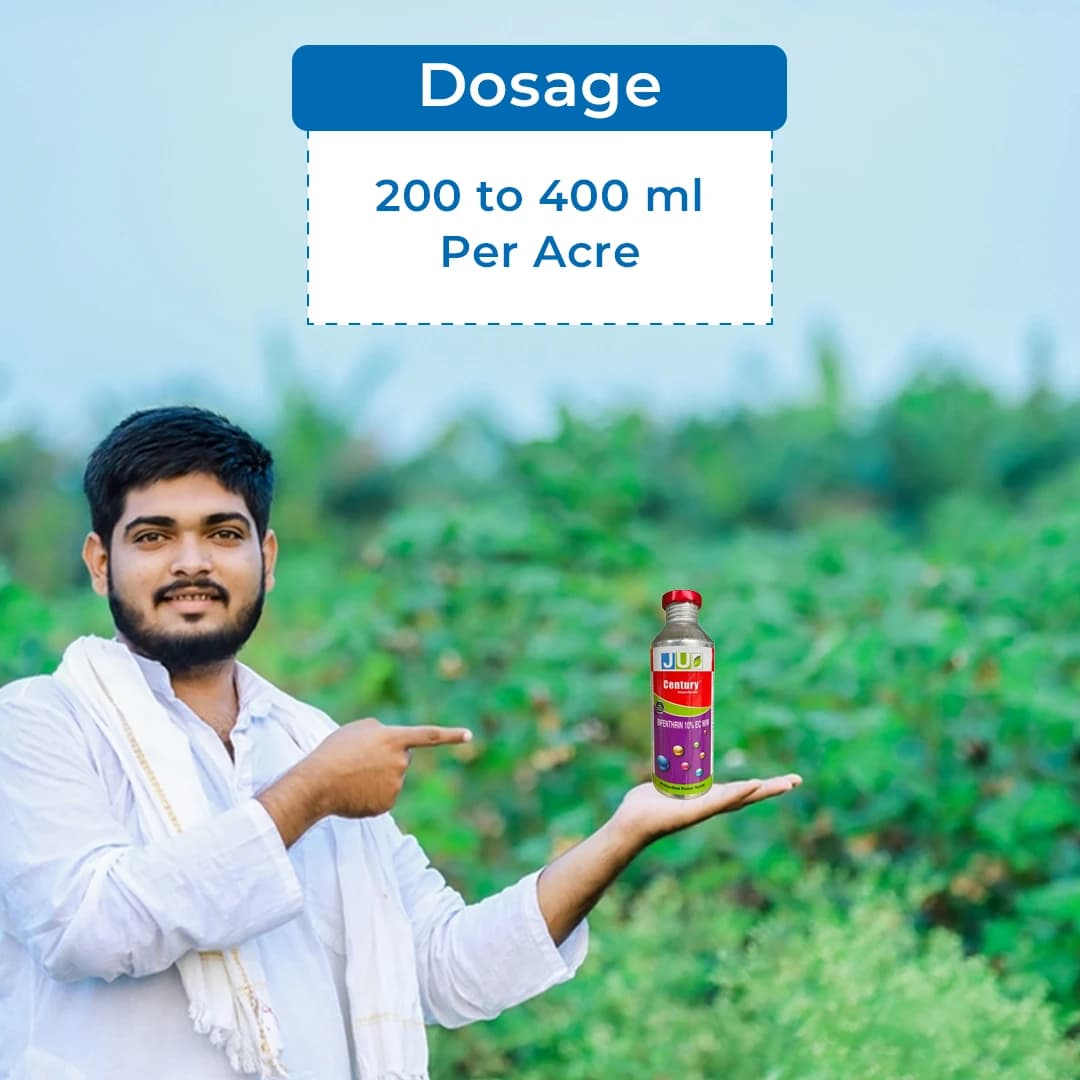 Ju Century Bifenthrin 10% Ec Insecticide, For The Management Of Different Type Of Larvae And Sucking Pests - Image 5