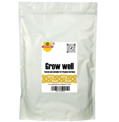 Ecotika Grow Well, General Purpose Growth Fertilizer, 2nd Stage, Tested and Suitable For Organic Gardens