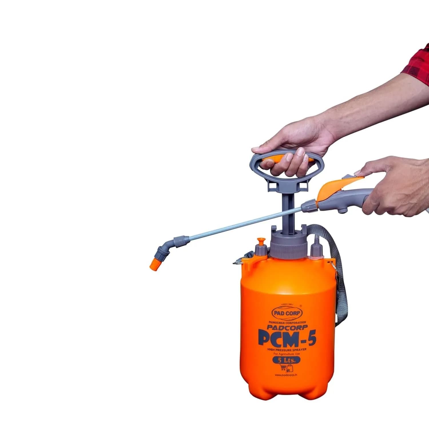 Pad Corp PCM-5 High Pressure 5 L Sprayer, Perfect for Plants, Gardening, Cleaning, and Sanitizing, Light and Versatile - Image 6
