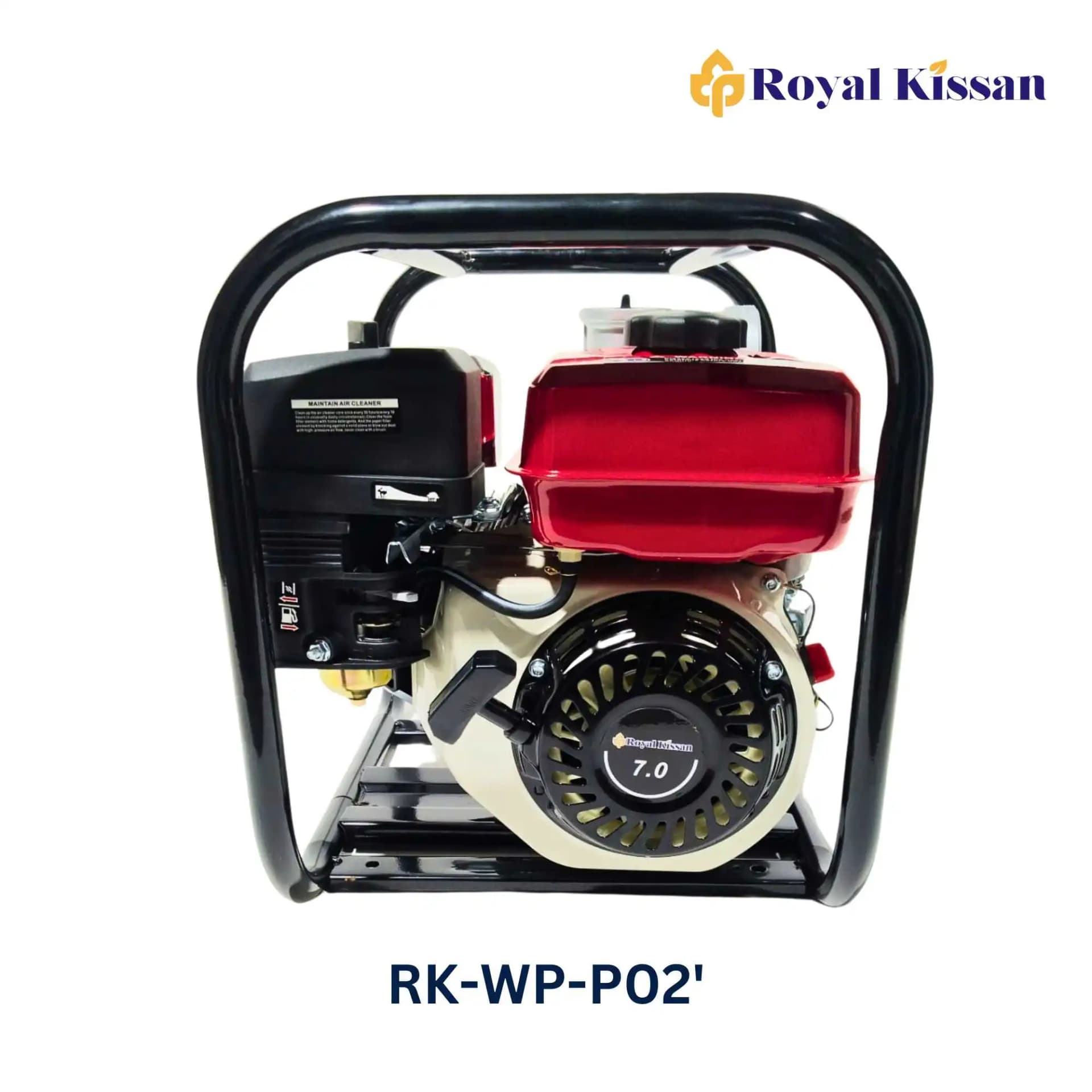 Royal Kissan Premium Quality Portable Water Pump 3 Inch, RK-WP-P03 With 212cc Petrol Engine - Image 2