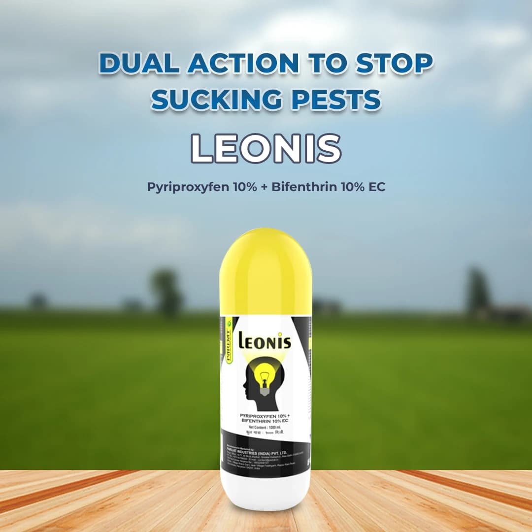 Parijat Leonis Pyriproxyfen 10% + Bifenthrin 10% EC Insecticide, Effectively Controls All The Stages Of Whitefly - Image 2