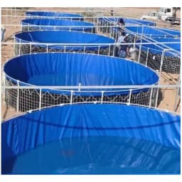 Megatex PVC Coated Biofloc Fish Farming Tank, Perfect For Biofloc Fish, Contributing To More Eco Friendly Farming 3