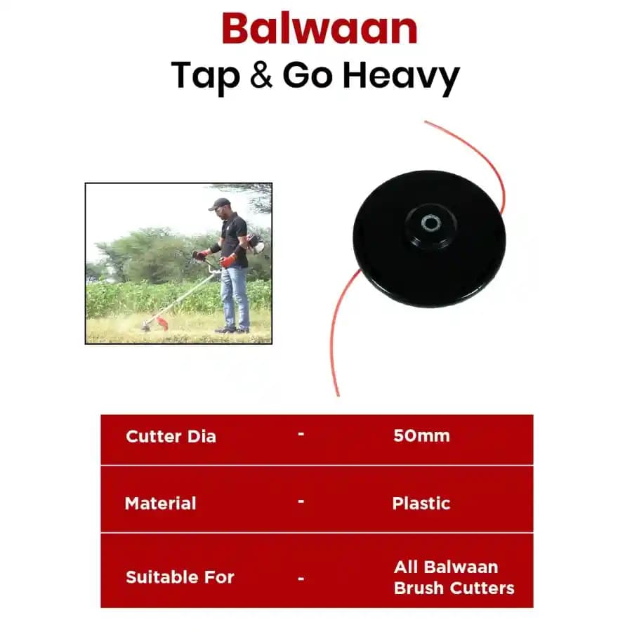 Balwaan Tap-N-Go Heavy Grass Trimmer Attachment - Image 5