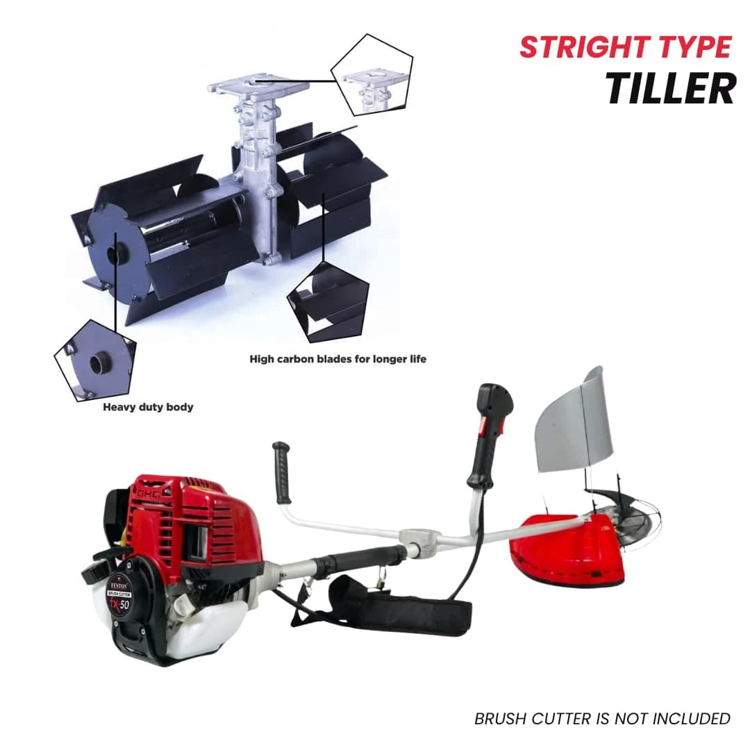 Fenton Krishi FTK-TA-28ST 28mm Straight-Type Shaft, Compatible with Side Pack Brush Cutter - Image 2
