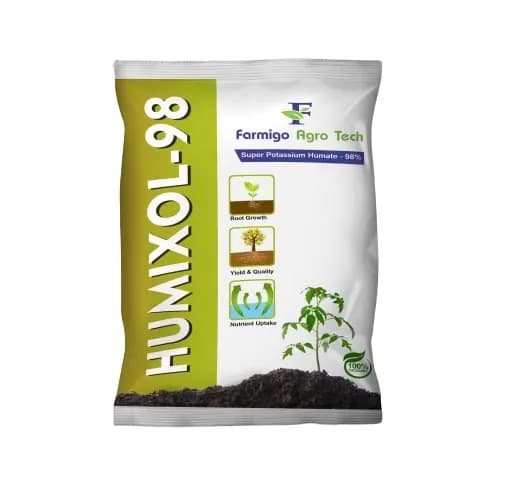 Humixol 98 - 100% Water Soluble Super Potassium Humate - Organic Plant Growth Promoter and Soil Conditioner