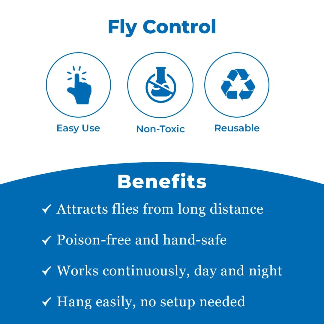 Barrix House Fly Domo Trap With Combo Of Kairo And Phreo Lure, Best For Housefly, Highly Pure Para-Pheromones, Toxic Free Lure. - Image 3