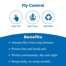 Barrix House Fly Domo Trap With Combo Of Kairo And Phreo Lure, Best For Housefly, Highly Pure Para-Pheromones, Toxic Free Lure. 3