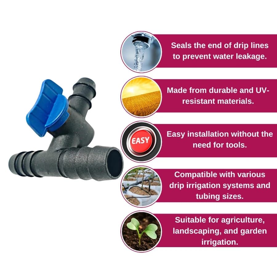 Radhe Agri 16 MM Tee Connector, PVC Material, Tap Cock And Straight Connector - Image 2