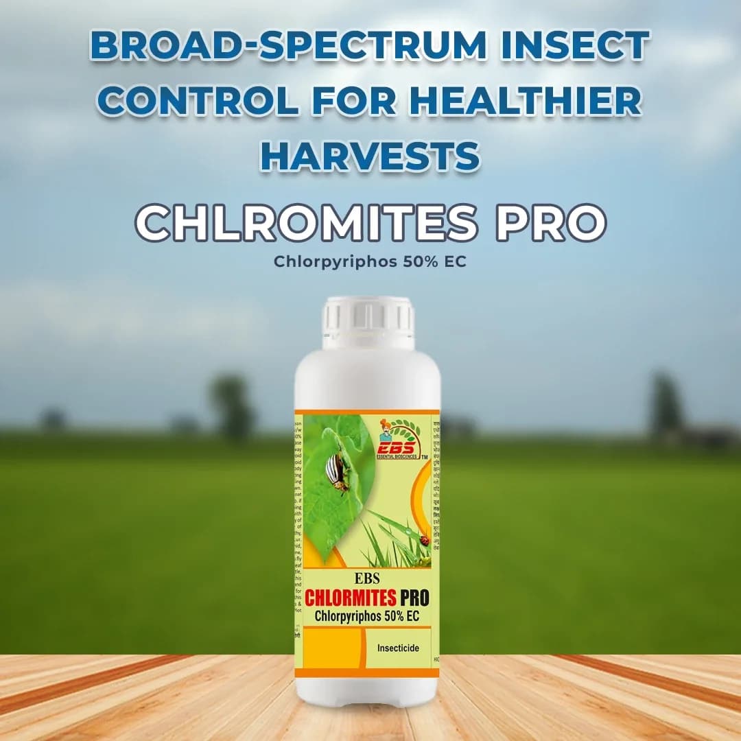 EBS Chlromites Pro Chlorpyrifos 50% EC Insecticide, Control Insects Such as Wireworm, Beetles, And Aphids - Image 2