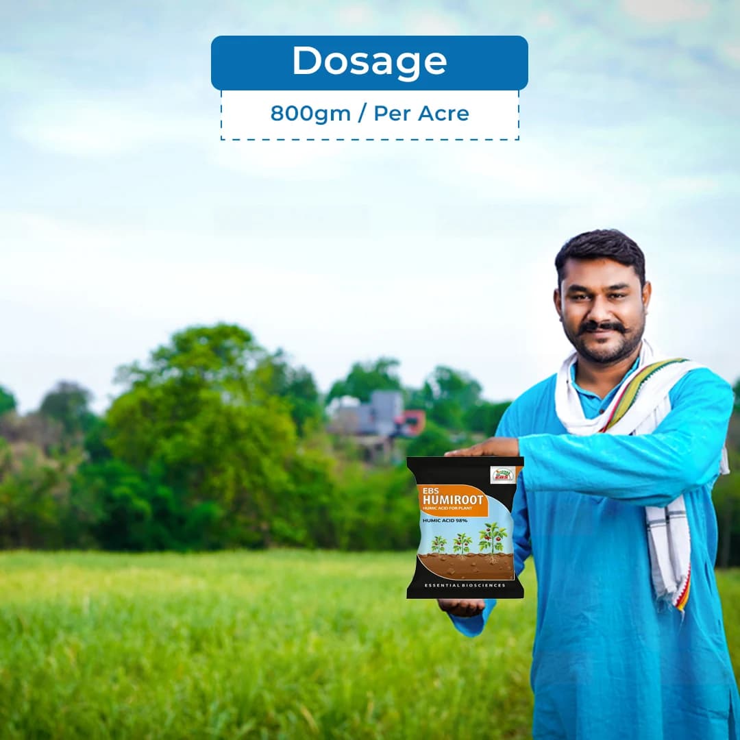 ईबीएस ह्यूमिरूट - ह्यूमिक एसिड 98%, सिलिकॉन गीला करने वाला वेटिंग एजेंट, होम गार्डन और कृषि उपयोग के लिए 100% जैविक उर्वरक - Image 5
