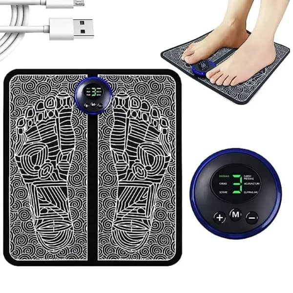 EMS Electric Foot Massager, Portable Circulation Stimulator - 8 Modes - Image 2