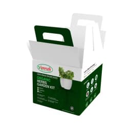 Amruth Organic Herbs Kit, Garden Kit, Grow Your Own Herbs with Seeds, Coir Coin, Organic Manure, Pots, Nutritional and Protection Spray 5