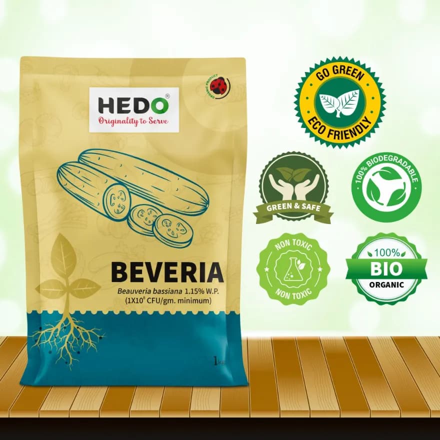 HEDO Beveria (Beauveria Bassiana 1.15% WP) Powder Bio Pesticide For Vegetables, Fruits & All Crops, Broad Spectrum Control - Image 7
