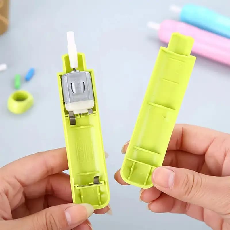 Electric Eraser Kit, Automatic Battery Operated Pencil Eraser - 12 Refills - Image 3