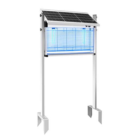 मॉस्कीटीर आउडडोर सोलर मच्छर और कीट मारने वाला 30W, 400 वर्ग फीट तक कवर करें