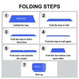 Mipatex Tarpaulin 150 GSM Waterproof Multipurpose Plastic Heavy Duty with Aluminium Eyelets. 8