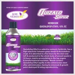 Agriventure QUIZALO SUPER Quizalofop Ethyl 10% EC Selective, Systemic Post-Emergence Herbicide, Use For Soybean 3