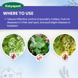 Katyayani Tebusul Tebuconazole 10% + Sulphur 65% WG Effective Fungicide for Plants & Home Garden 5
