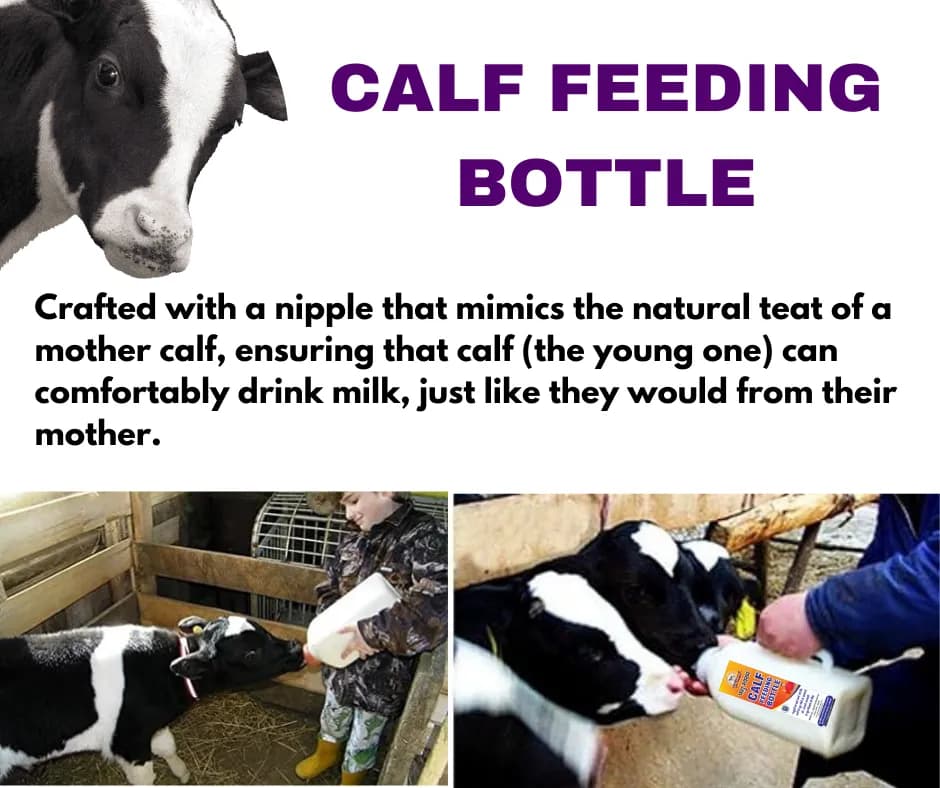 PASHU SVASTH Calf Feeding Bottle, Silicone And Graduated Design For Easy Feeding Ideal For Calf Feeding (2 Liter) - Image 6