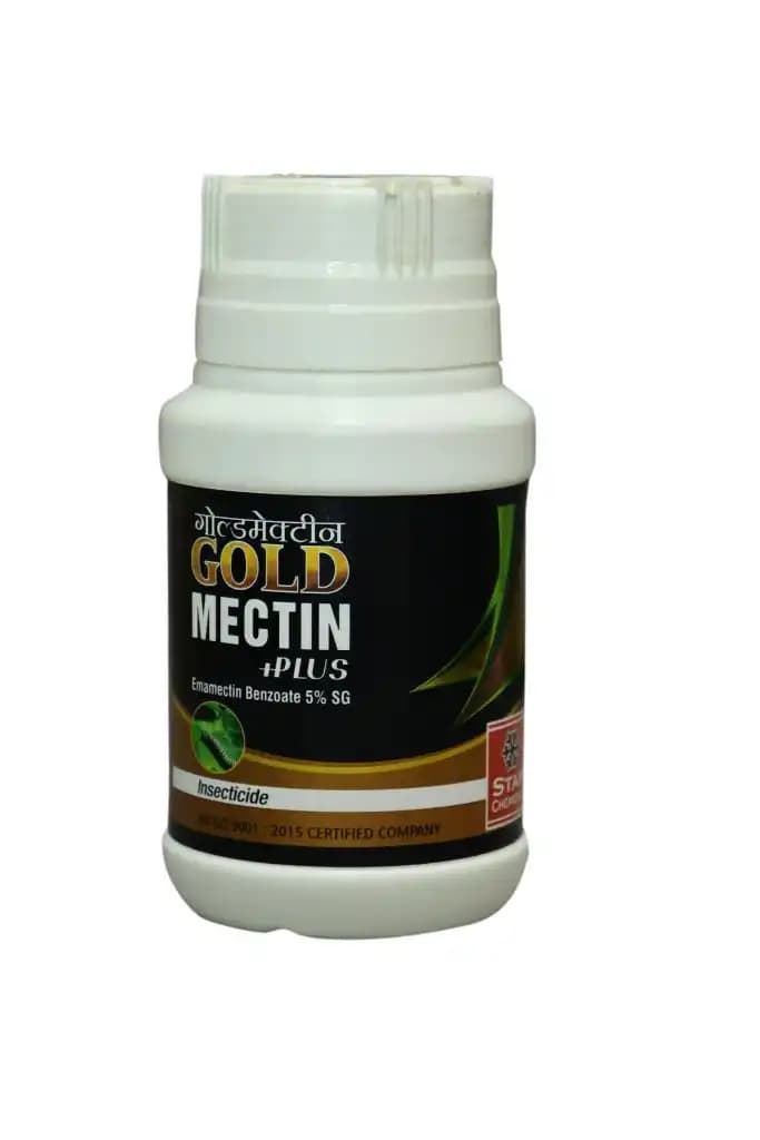 Star Chemicals Goldmectin Plus Emamectin Benzoate 5% SG. Best For Boll Worms, Suit Borer and Thrips