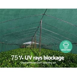 Risepect Enterprise 75% Green Shade Net, UV Stabilized For Plants, Balcony, Car Cover, Dust Protection (Green) 4