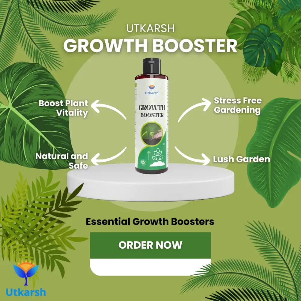 Utkarsh Plant Growth And Nutrition Kit, Organic Liquid Fertilizer, Root Booster, Micronutrients For Indoor And Outdoor Plants (Pack of 200 ml x 3) - Image 4