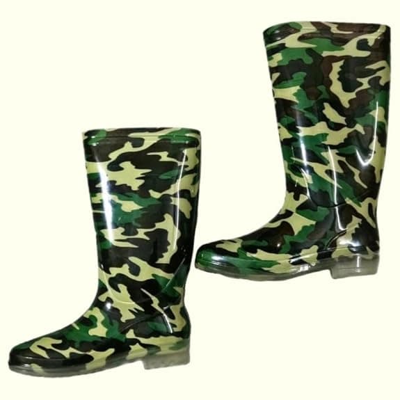 Radhe Gum Boot For Men Flexible PVC, Puncture And Tear Resistant, Anti-Static, Anti-Slip, Oil, Water, Acid Resistance Safety Boot (Olive Green) - Image 3