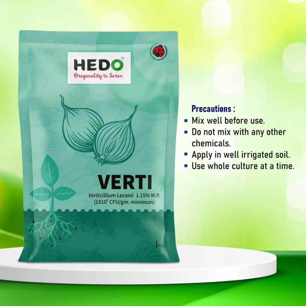 HEDO Verti (Verticillium Lecanii 1.15% Wp) Bio Pesticide, Targets A Wide Range Of Pests Like Aphids, Thrips, Etc - Image 6