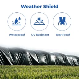 मिपाटेक्स तिरपाल, 200 जीएसएम, वाटरप्रूफ बहुउपयोगी उपयोग, एल्युमीनियम आईलेट्स के साथ पॉली ताड़पत्री। 3