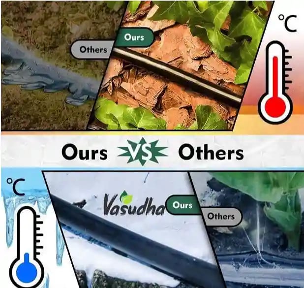 Vasudha Irrigation 16mm Dripline Lateral Pipe, As Per ISI Standard