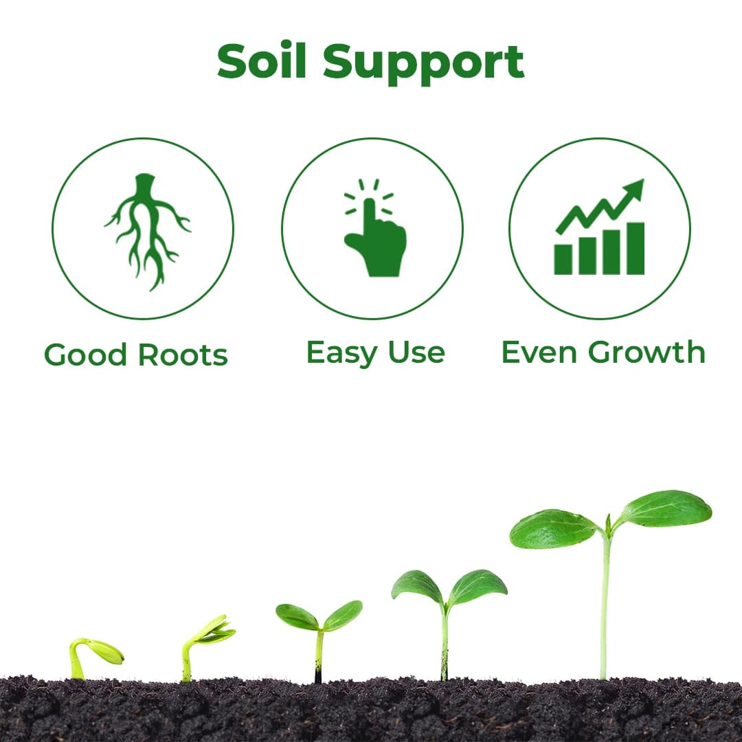 आनंद पंचाम ग्रैन्यूल्स (ज़ाइम ग्रैन्यूल्स) - पौधों की वृद्धि और उत्पादन बढ़ाने के लिए अनोखी संरचना, जड़ और तना विकास को बढ़ावा देने वाला - Image 3