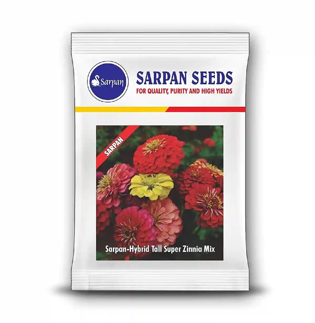 Sarpan Hybrid Tall Super Zinnia Mix, Suitable In All Season, For Terrace Gardening