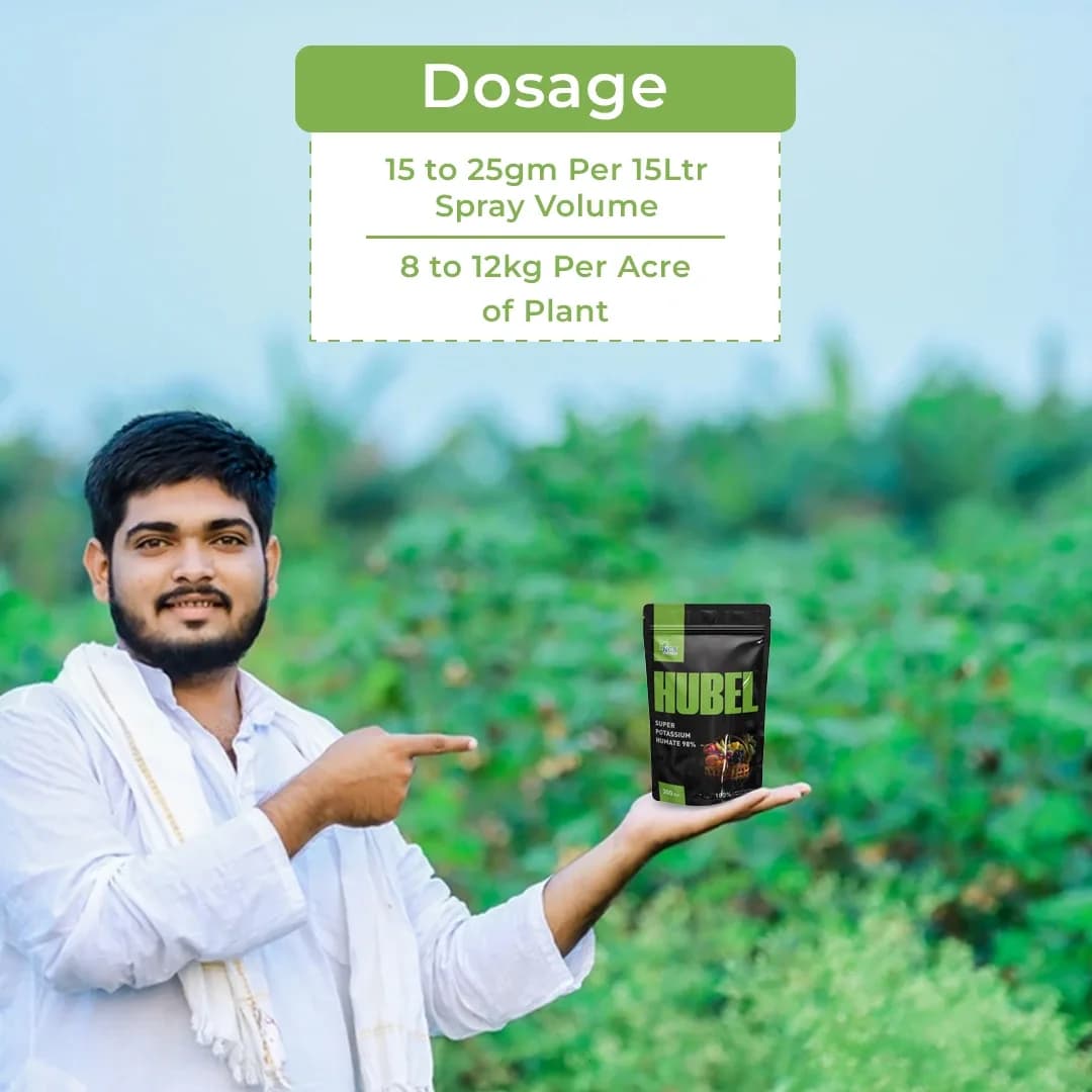 HUBEL - Humic Acid 98% Potassium Humate, Suitable for All Crops, Enhances Root Mass, Brix Level, and Plant Growth - Image 5