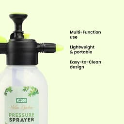 IFFCO Urban Gardens Plant Care Combo Kit, Water Spray Pump With Sprinkler & Mister + Water Soluble Liquid Fertilizer For Flowering 4