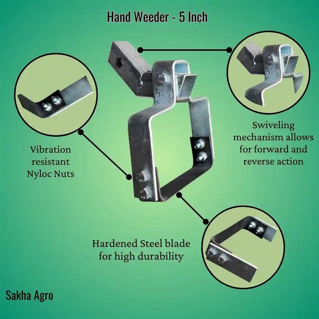 Sakha Heavy Duty Hand Weeder, Manual Weeder for Fast and Easy Weeding and Grass Removal - Image 1