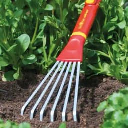 Wolf Garten Small Fan Rake (LD-M) 11.5 cm, Lightweight Small Garden Rake for Easy Handling 4