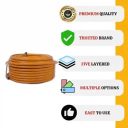 Royal Kissan HTP High Pressure Spray Hose Pipe 5 Layer, Korean Technology Based, Used For Agriculture, Gardening, Drip Irrigation and Car Washing 3